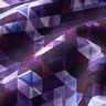 Softshell kolorowe trójkąty nadruk cyfrowy – winogronowy,  thumbnail number 3