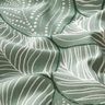 Tkanina dekoracyjna half panama, prosty wzór w liście – zieleń trzcinowa,  thumbnail number 2