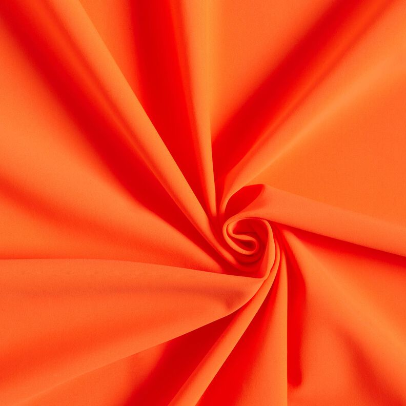 Materiał na kostiumy kąpielowe SPF 50 – neonowa pomarańcza,  image number 1