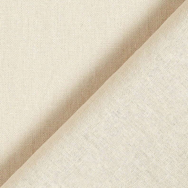 Mieszanka lnu i bawełny Jednokol – beż,  image number 3