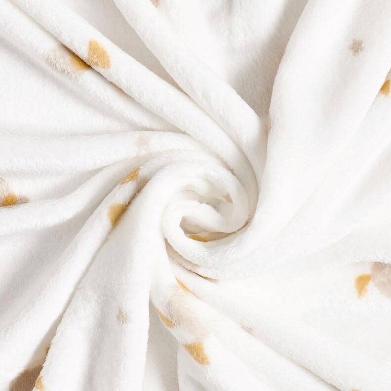 Miękki polar małe gąski – kość słoniowa/migdałowy,  image number 3