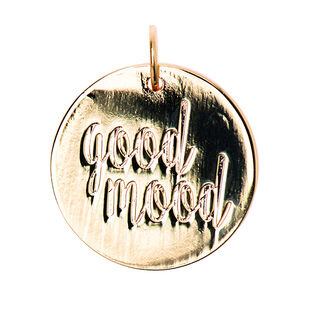 Przywieszka Mood [Ø17 mm] | Rico Design – złoto metaliczny, 