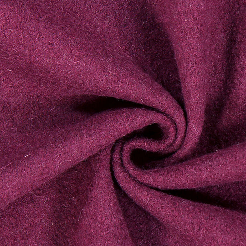 Wełniany loden spilśniany – purpura,  image number 1
