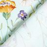 Tkanina bawełniana Popelina polne kwiaty – jasny miętowy/lawendowy,  thumbnail number 4