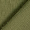 Muślin / Tkanina double crinkle – oliwka,  thumbnail number 4