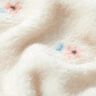 Miękki polar małe kwiatuszki – jasnobeżowy/łosoś,  thumbnail number 2