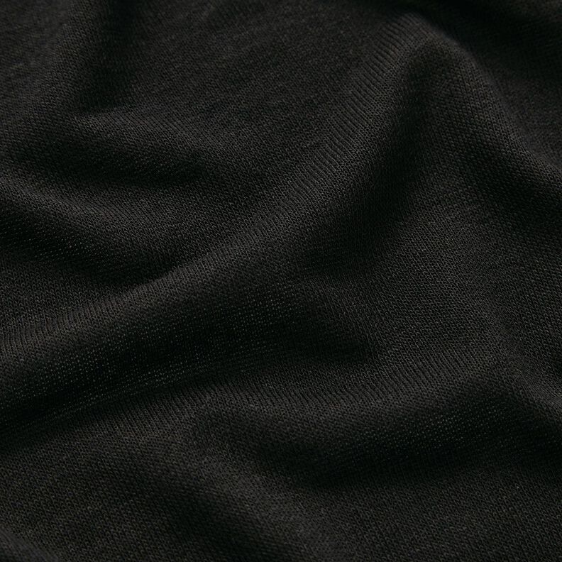 Letni dżersej wiskozowy, jasny – czerń,  image number 2