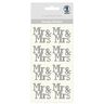 Naklejka Mr&Mr [ 8 sztuk ] – srebro metaliczny,  thumbnail number 1