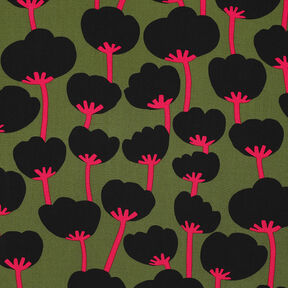 Lenzing Ecovero™ Poppies | Nerida Hansen – oliwka/czerń, 