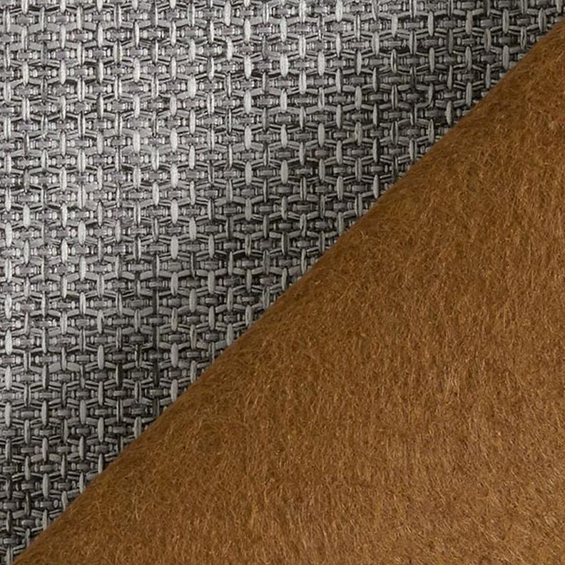 Tkanina tapicerska struktura plastra miodu – szary,  image number 3