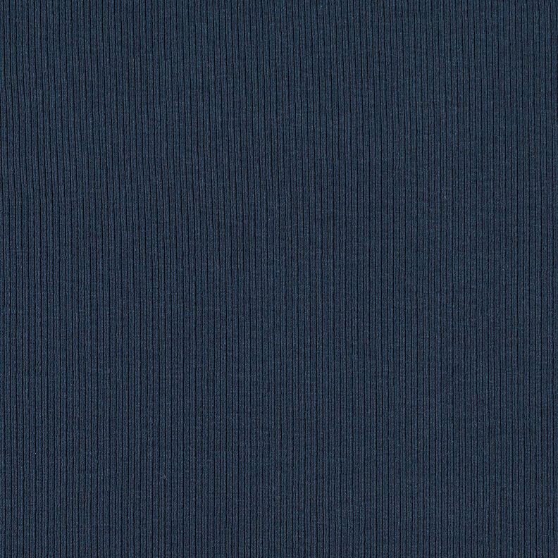 Dżersej prążkowany drobne prążki 2-1-1-1 &ndash; ciemnogranatowy,  image number 4