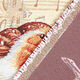 Element dekoracyjny gobelin rudzik z nutami – biel,  thumbnail number 4