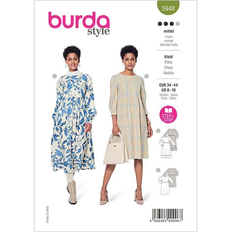 Sukienka | Burda 5948 | 34-44,  image number 1