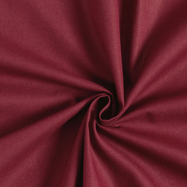 Tkanina bawełniana Kreton Jednokol – bordo,  image number 1