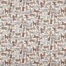 Tkanin dekoracyjna Half panama koty – naturalny,  thumbnail number 1