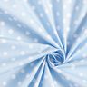 Popelina bawełniana Duże kropki – jasnoniebieski/biel,  thumbnail number 5