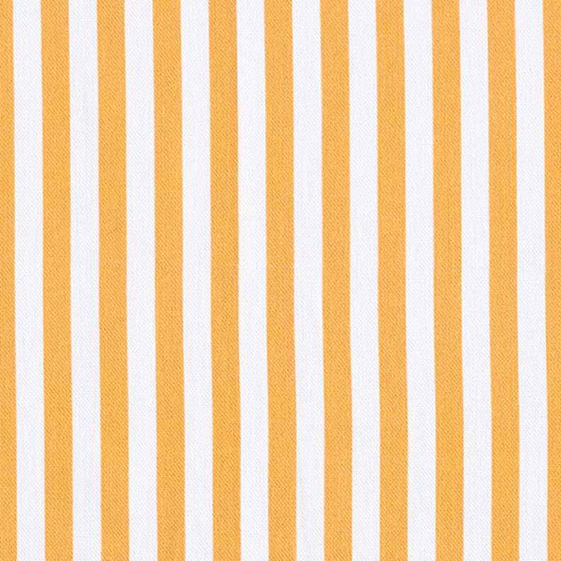 Tkanin dekoracyjna Half panama podłużne pasy – jasnopomarańczowy/biel,  image number 1