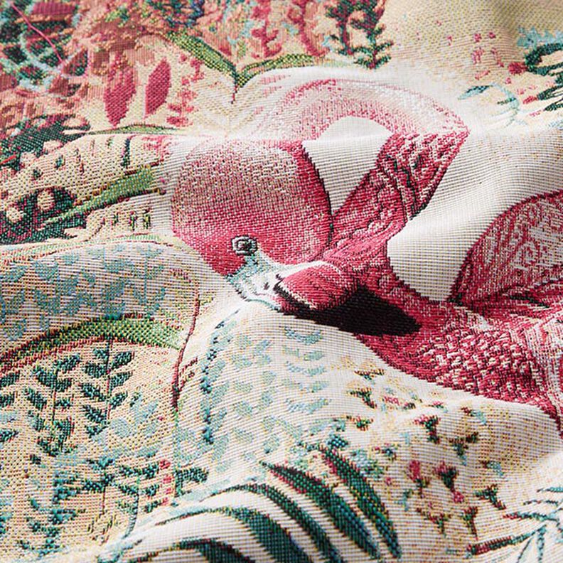 Tkanina dekoracyjna gobelin na sztuki Flaming – beż/pink,  image number 2