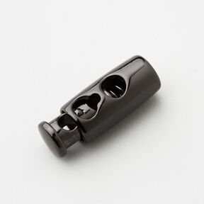 Stoper do sznurka metal [Przepust: 3 mm] – antracyt, 