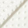 Miękki polar tłoczone kropki – mleczna biel,  thumbnail number 4