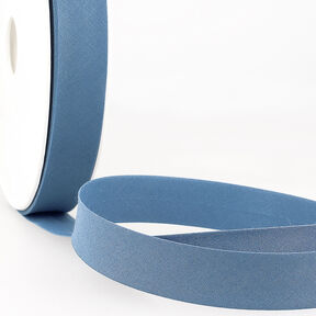 Taśma skośna Polycotton [20 mm] – szary błękit, 