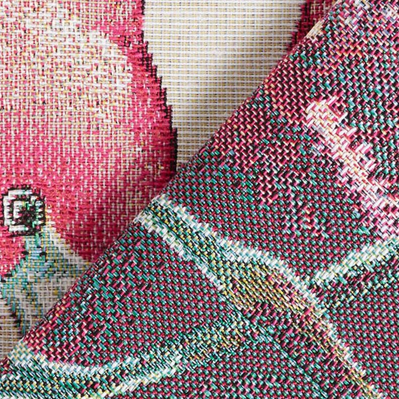 Tkanina dekoracyjna gobelin na sztuki Flaming – beż/pink,  image number 4