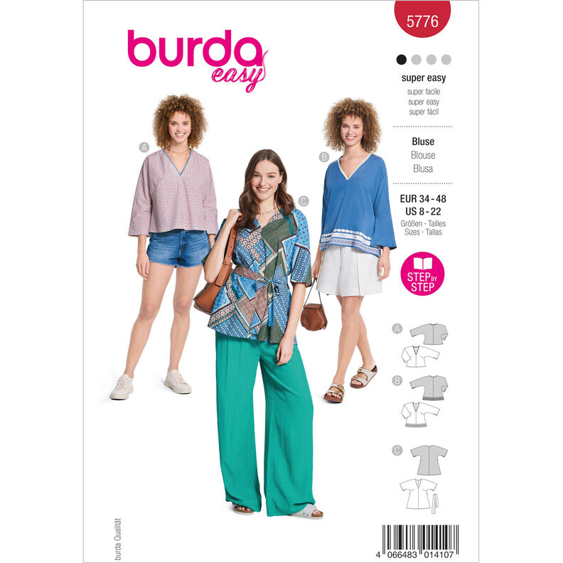Bluza | Burda 5776 | 34-48,  image number 1