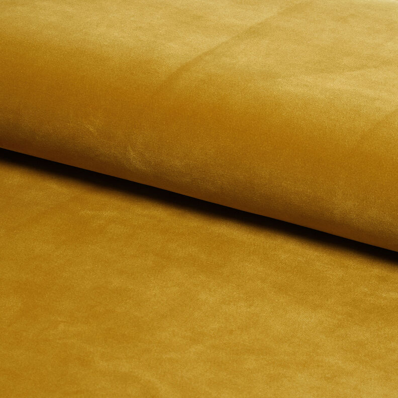 Tkanina tapicerska Aksamit – musztarda,  image number 1