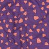 Dzianina dresowa pętelkowa serca | Poppy Fabrics – lilia/stary róż,  thumbnail number 2