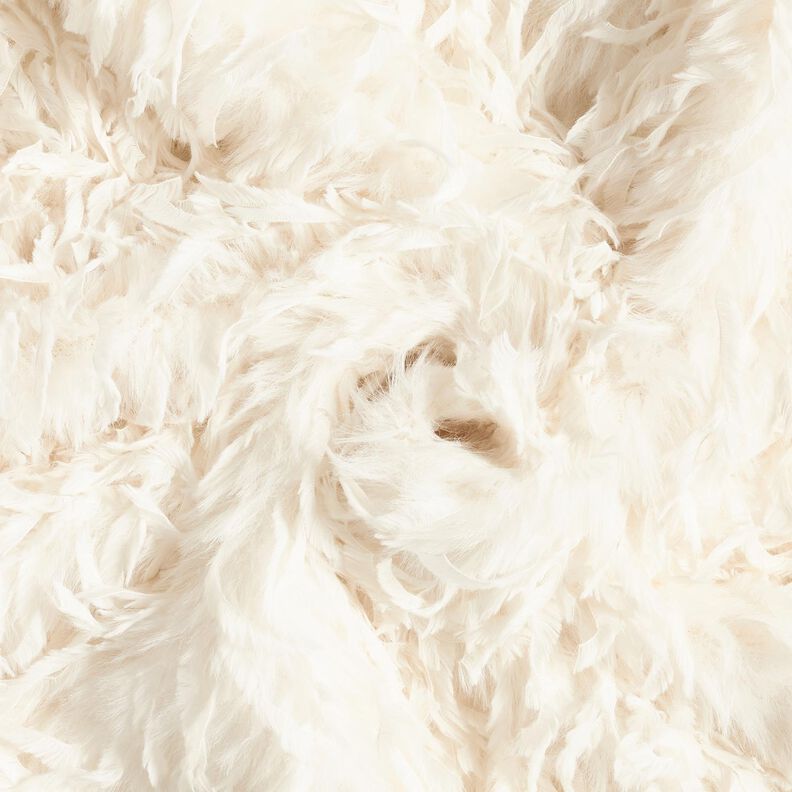Sztuczne futerko pióra, jednokol | Katia Fabrics – biel, image number 4