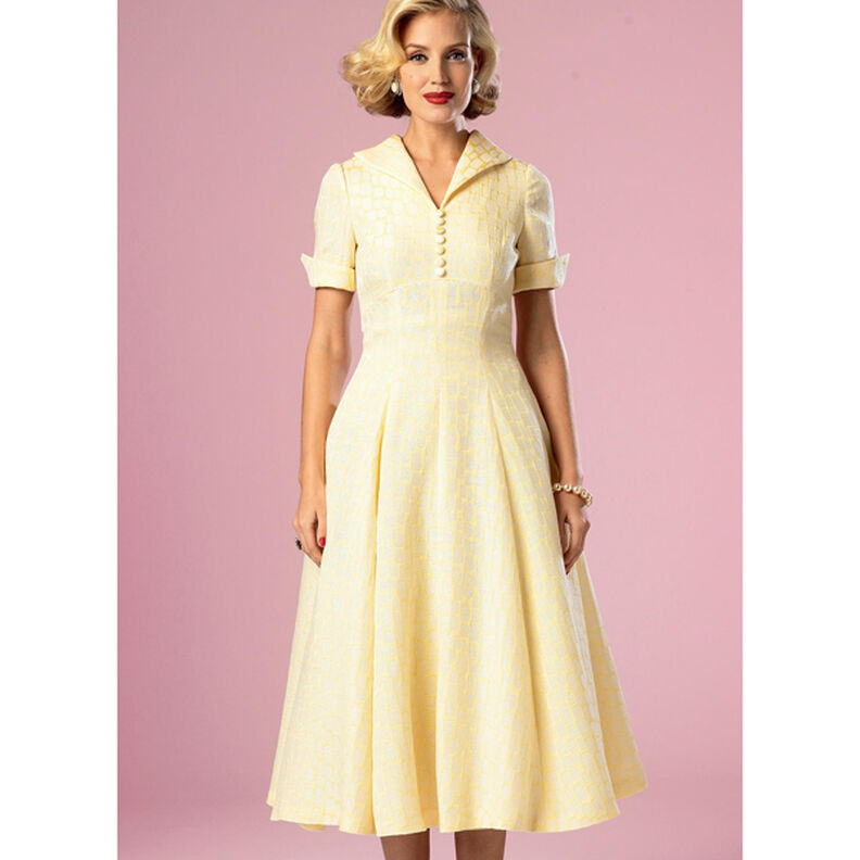 Sukienka 1952 vintage, Butterick 6018|40 - 48,  image number 3