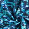 Softshell kolorowe trójkąty nadruk cyfrowy – ciemnogranatowy/turkus,  thumbnail number 4