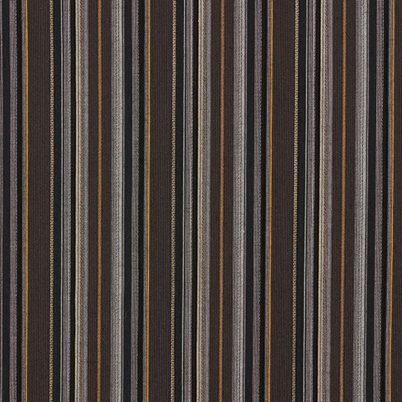 Mieszanka bawełny w paski – czarny brąz,  image number 1