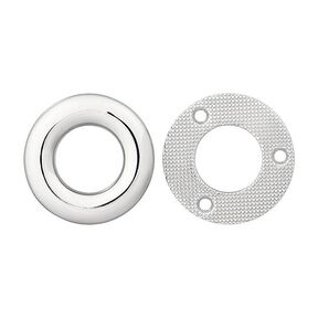 Metalowe oczko – srebro metaliczny, 