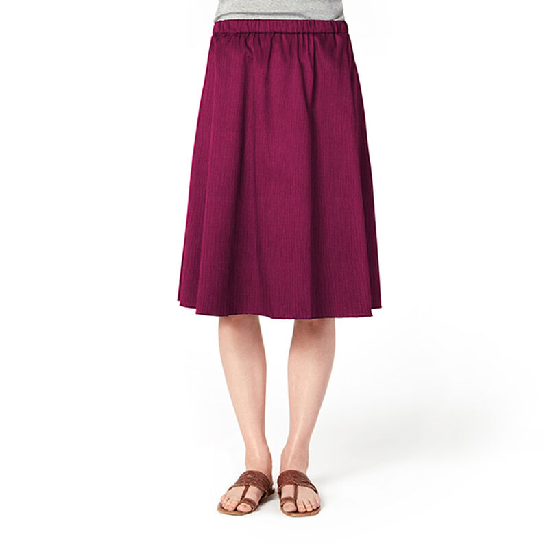 Muślin / Tkanina double crinkle – bordo, image number 7