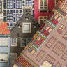 Tkanina dekoracyjna gobelin, domy – jasnobeżowy,  thumbnail number 4