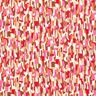 Krepa ze wzorem ślad&oacute;w pędzla &ndash; pink/ciemny beż,  thumbnail number 1