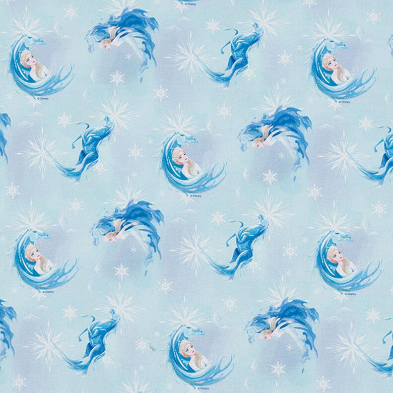 Dzianina dresowa drapana Królowa Śniegu 2 | Disney – błękit,  image number 1