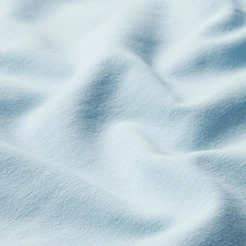 Dżersej bawełniany średniej ciężkości, jednokol. – jasnoniebieski,  image number 2