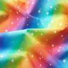 Popelina bawełniana tęczowy gwiezdny pył nadruk cyfrowy – błękit królewski/mix kolorów,  thumbnail number 2