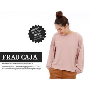 FRAU CAJA – bluza z raglanowymi rękawami zakończonymi gumką, Studio Schnittreif | XS - XXL, 