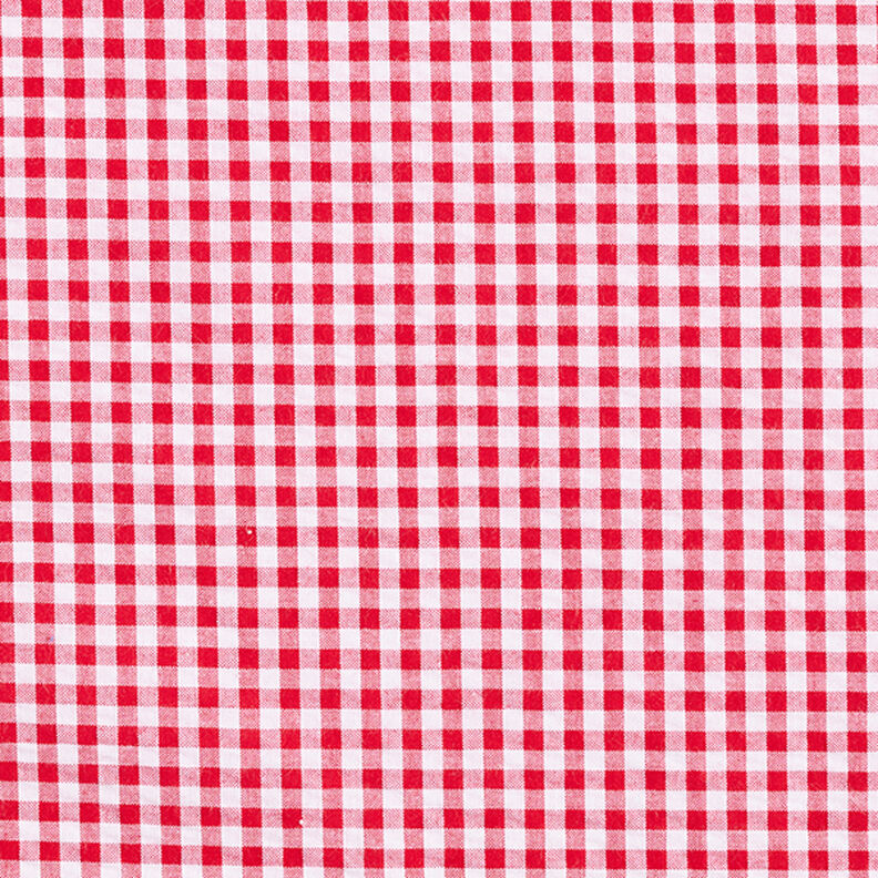 Kora Mieszanka z bawełną kratka Vichy – czerwień,  image number 1