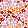 Miękka dzianina dresowa kolorowe kwiaty | Poppy Fabrics – mleczna biel,  thumbnail number 3