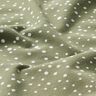 Dżersej bawełniany w nieregularne kropki – khaki,  thumbnail number 2