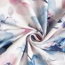Tkanin dekoracyjna Half panama duże kwiaty akwarelowe – biel/pastelowy fiolet,  thumbnail number 3
