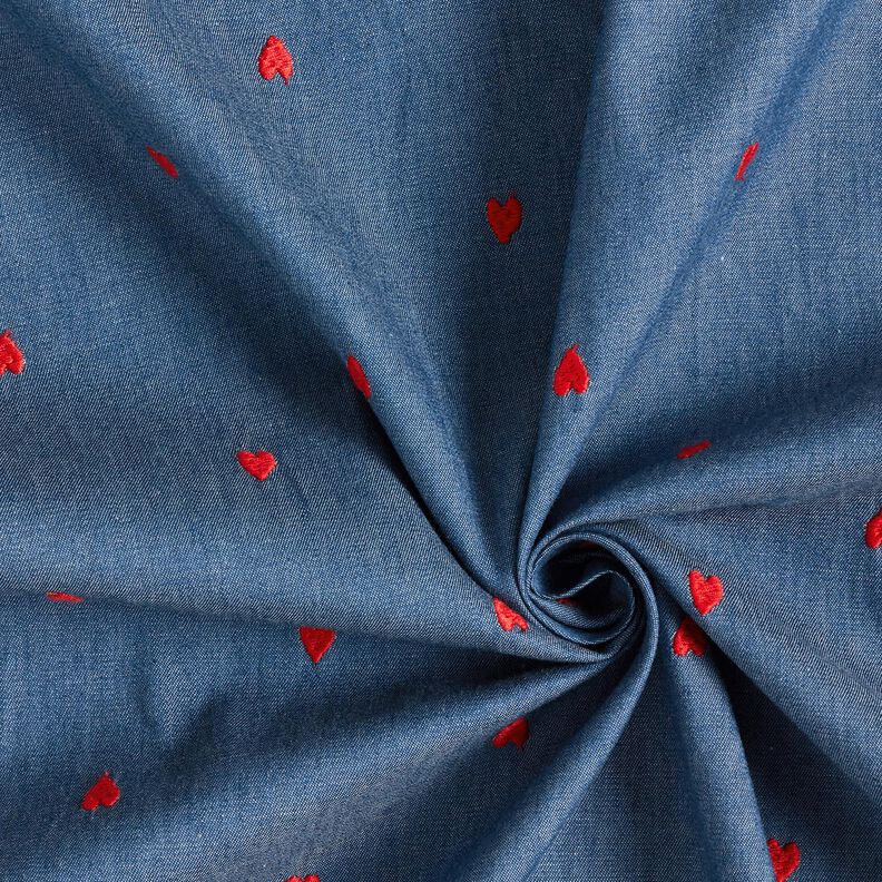 Chambray  – dżins/ognista czerwień,  image number 3