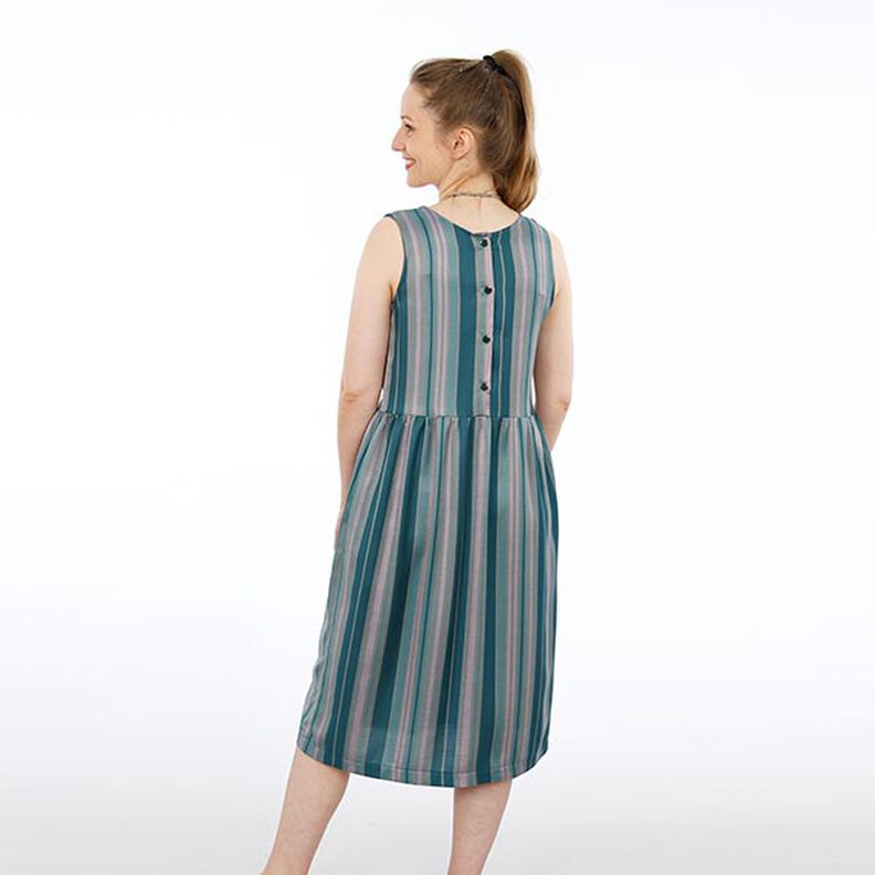 FRAU ADELE – sukienka na ramiączkach z zapięciem na guziki na plecach, Studio Schnittreif  | XXS - ,  image number 6