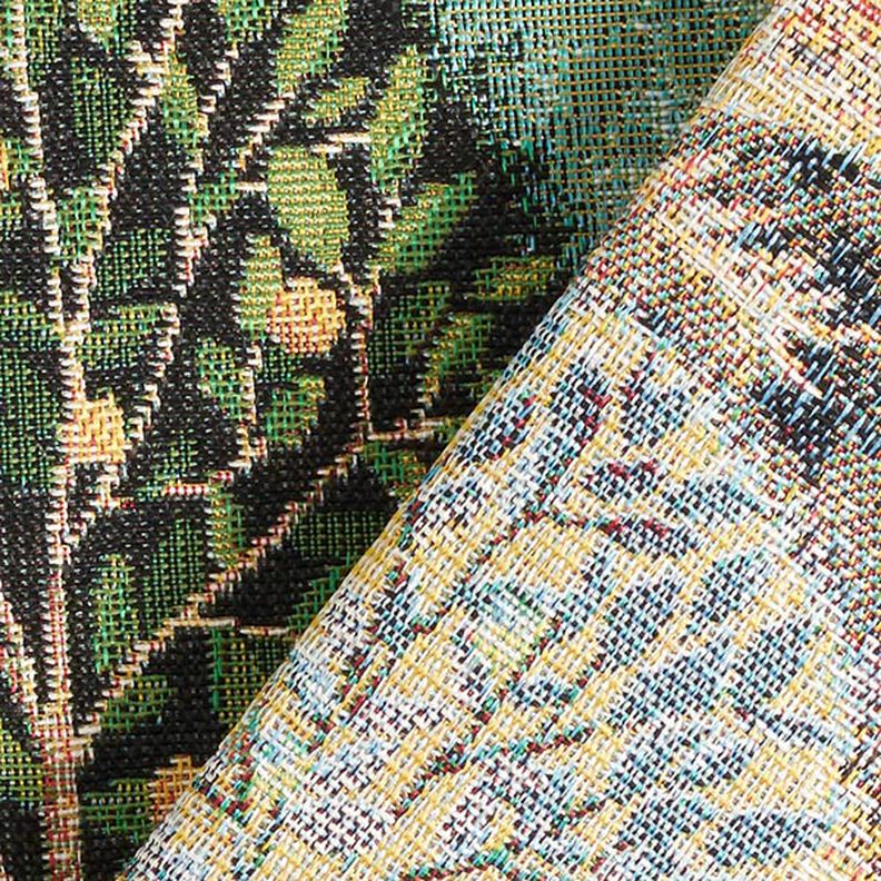 Tkanina dekoracyjna gobelin pejzaż – zieleń,  image number 4