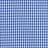 Tkanina bawełniana Kratka Vichy 0,5 cm – błękit królewski/biel,  thumbnail number 1