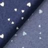 Chambray serduszka – granat/mleczna biel,  thumbnail number 4
